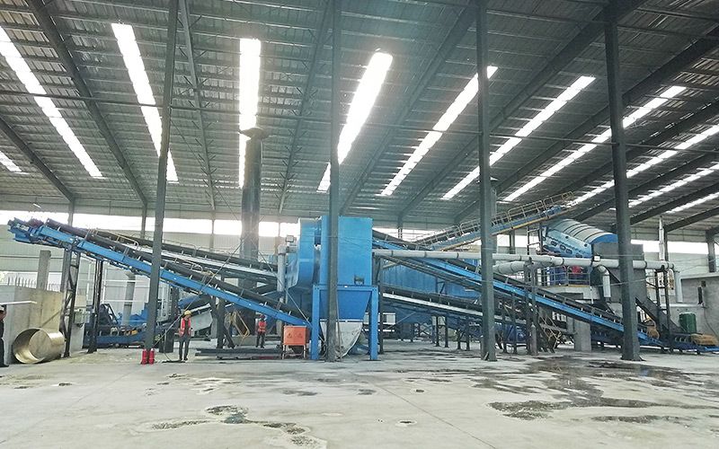 Jiangsu 250TPH Construction Waste Fixed Type Production Line