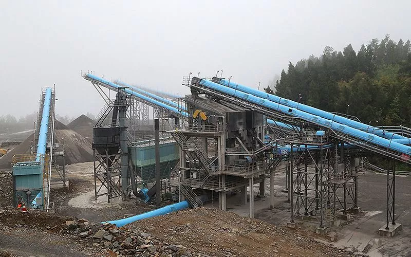 300TPH Coal Gangue Crushing Production Line in Colombia