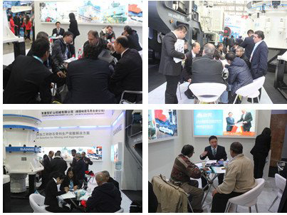 Business Discussions On Bauma China 2012