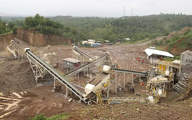 350TPH River Stone Sand Making Production Line in Malaysia