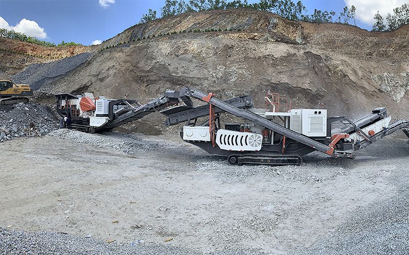 Shanxi 150TPH Granite Crawler Type Mobile Crushing Production Line