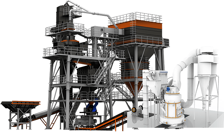 Overall Solution of Tower-Type Sand Making and Grinding System