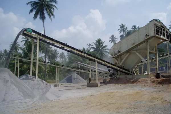 Aggregate production line