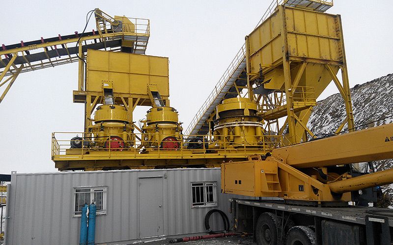 Russia 350TPH Gold Ore Crushing Production Line