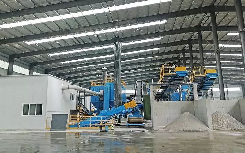 250TPH Stationary C&D Waste Processing Line in Jiangsu