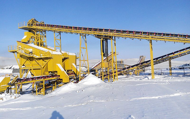 Russia 350TPH Gold Ore Crushing Production Line