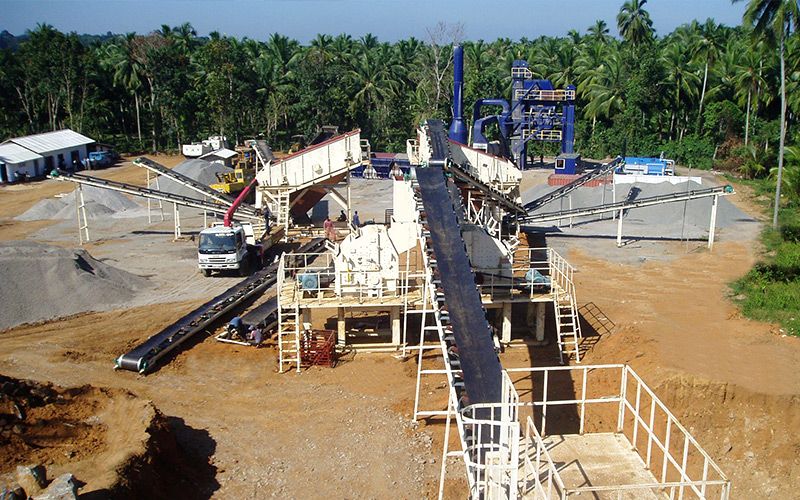 200TPH Basalt Aggregate Production Line in Sri Lanka