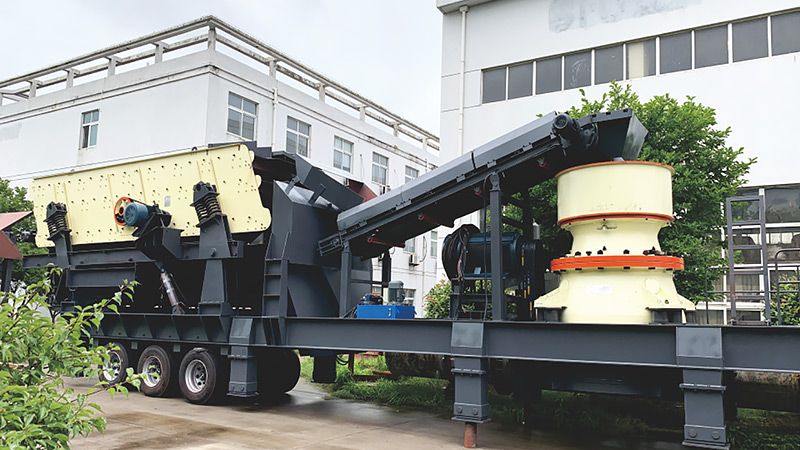 GW-C Series Wheel Type Mobile Cone Crushing Plant