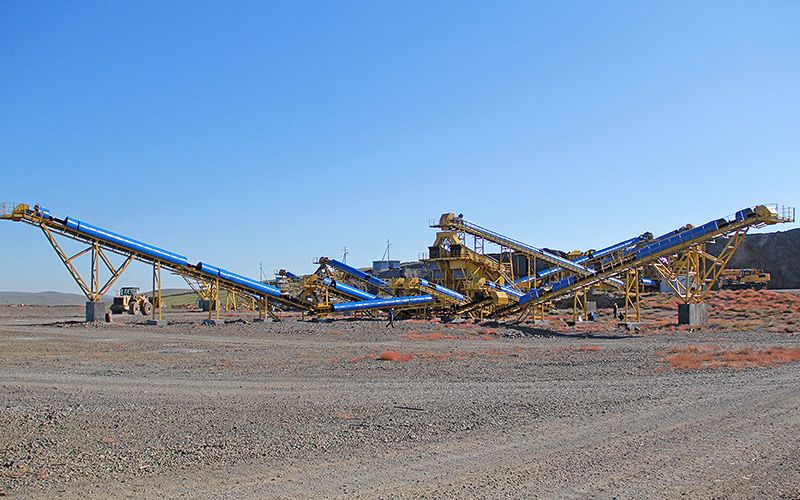 500TPH Iron Ore Crushing Production Line in Mongolia