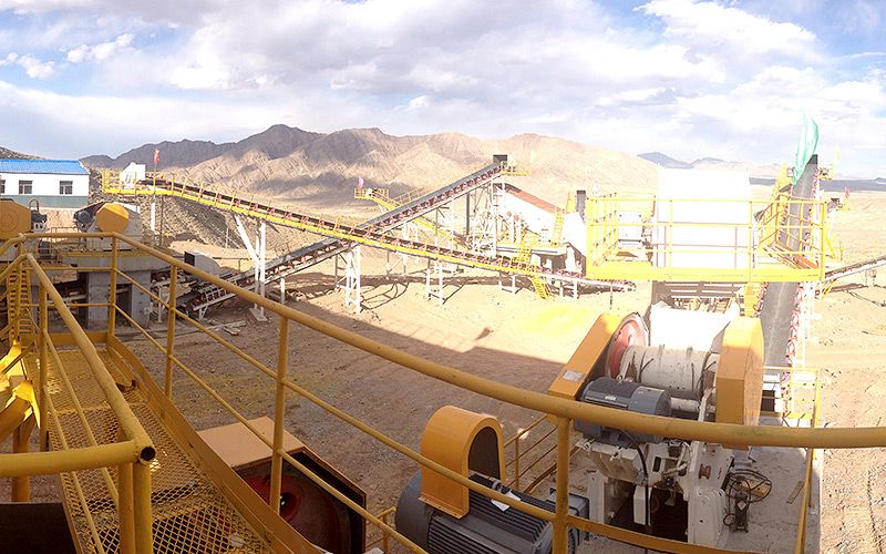 Qinghai 600TPH Limestone Crushing Production line