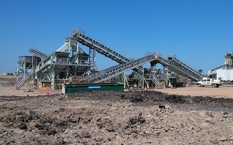 Benin 150TPH Quartz Sand Making Production Line 