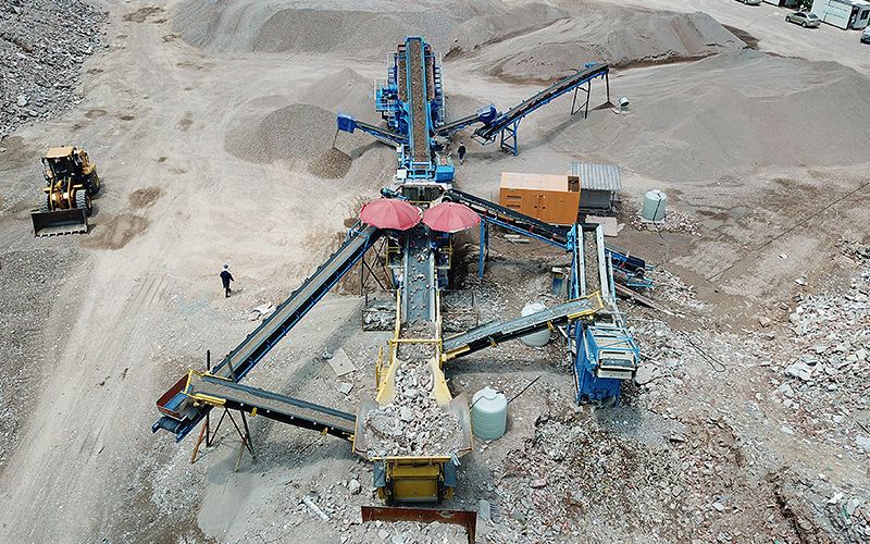 Yunnan 150TPH Construction Waste Crushing Production Line